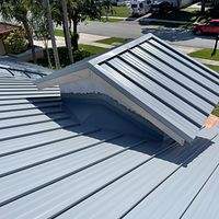 .032 Aluminum 1.5" Snap-Lock Dove Gray  by Total Roofing System The Metal Roof Experts
