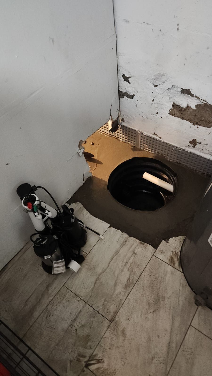 Interior French Drain Newton NJ by Pure Service Pro, LLC 