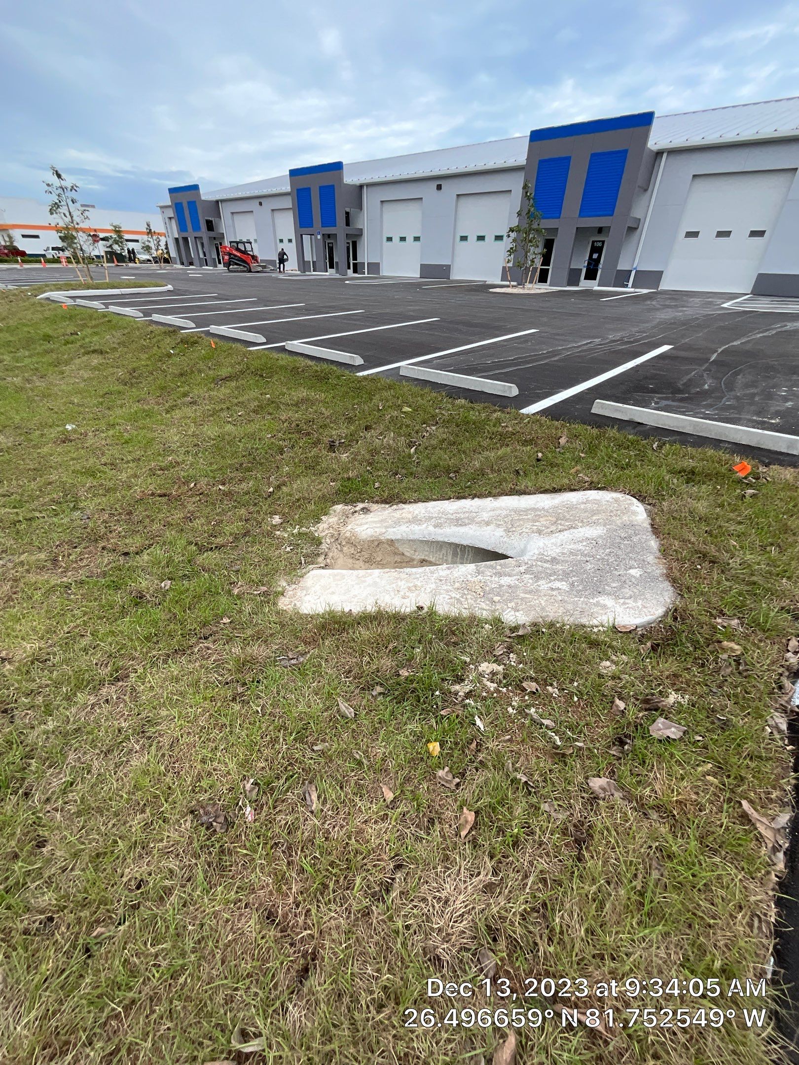 New Construction Storm Drain System Cleaning by APS Power & Water