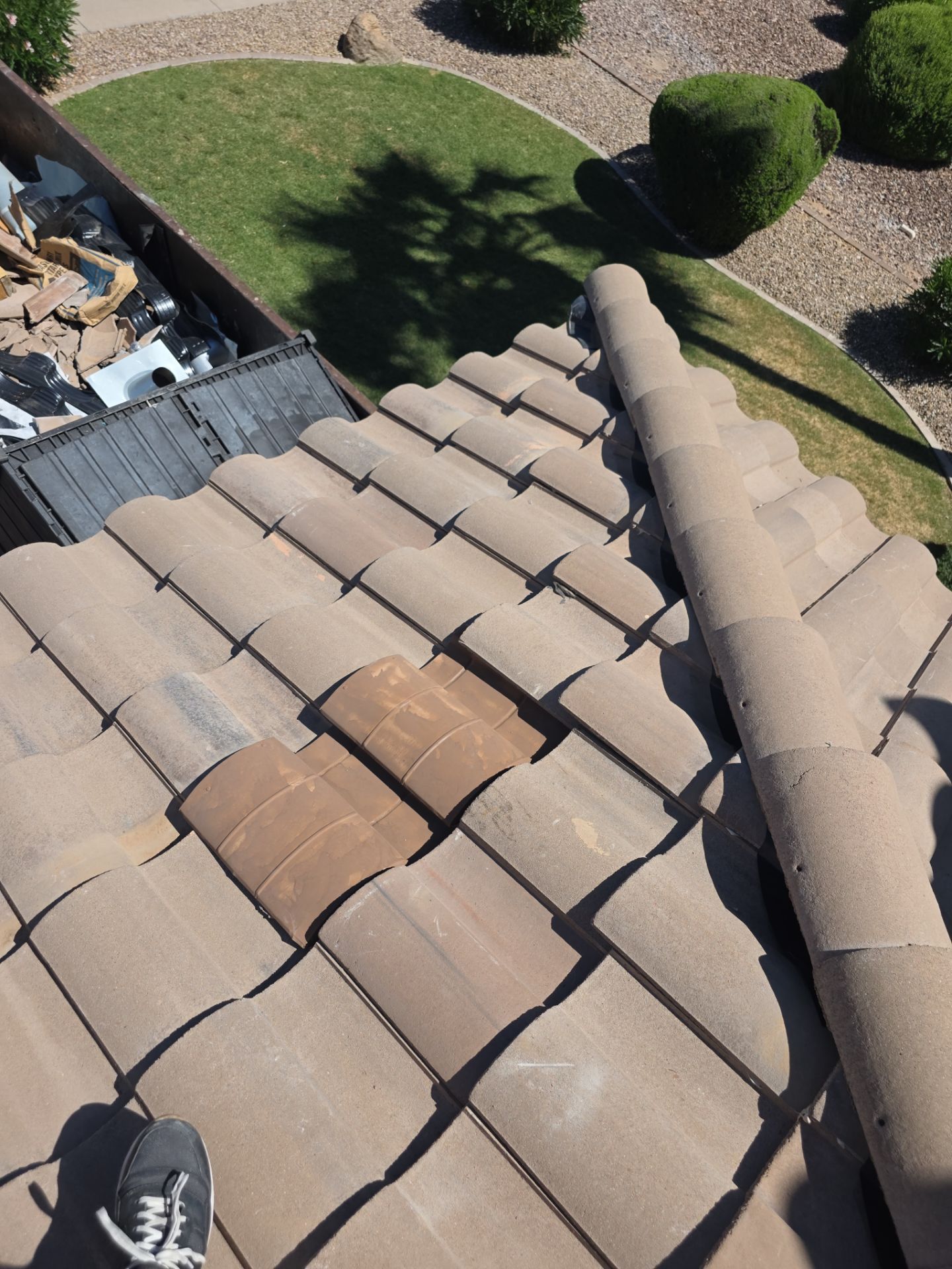 Tile Reset using Concrete Tiles in Mesa, Arizona by Weather-Tite Roofing