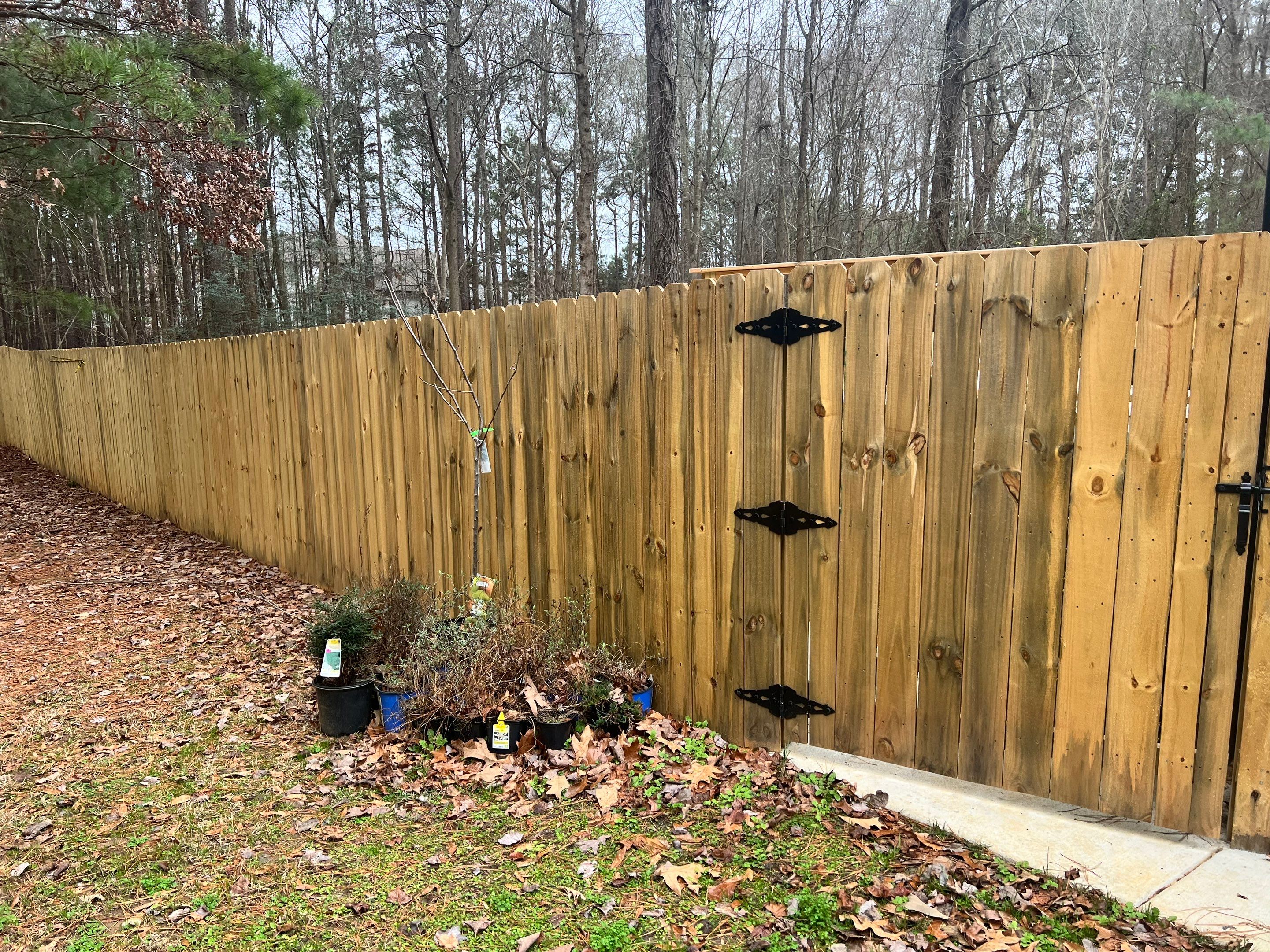 Fence using Wood Sealant by DuraSeal