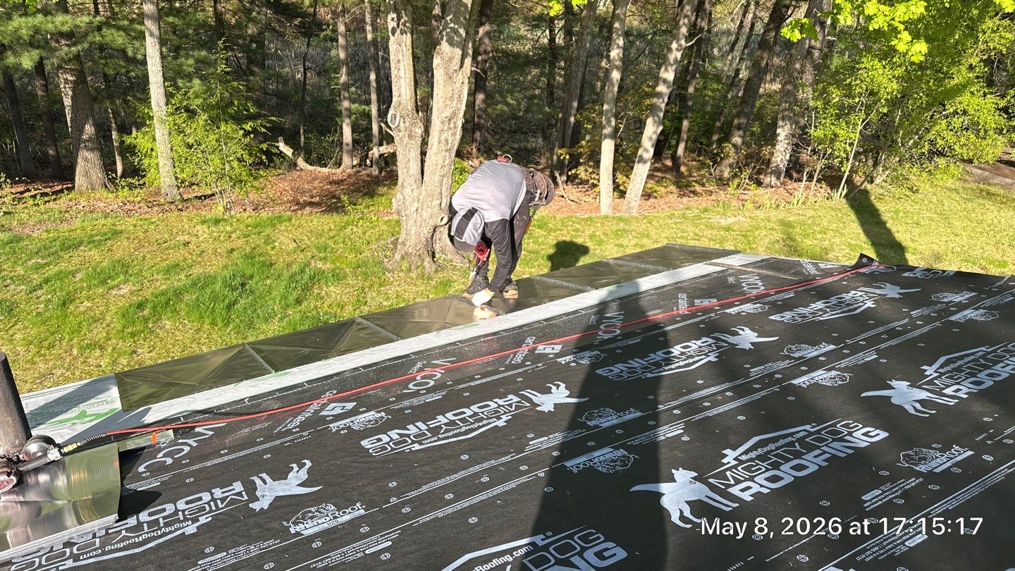 Roof Replacement + Ice Belt + Metal Valleys | Chelmsford, MA by Mighty Dog Roofing of Greater Middlesex County