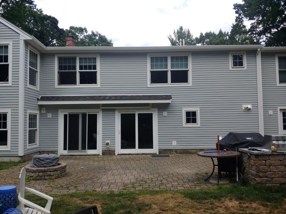 Hanover, MA Gutter Installation using 6" K-Style Aluminum Gutter with Leaf Relief Continuous Hanger by Gutter Pro Enterprises
