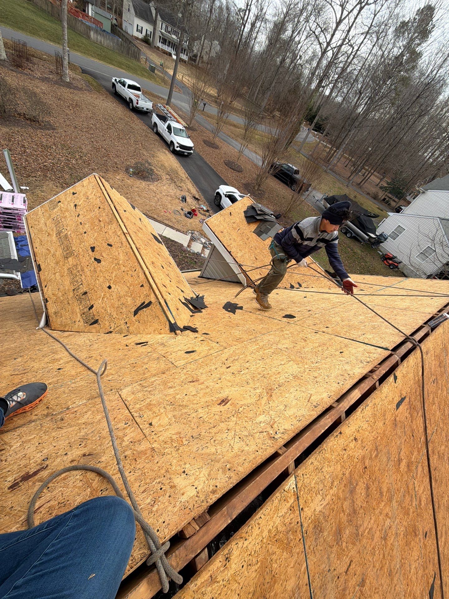 Full Roof Replacement and Gutter Installation in Gloucester by Cade Construction
