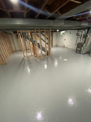 Basement + Garage Project in Pittsburgh