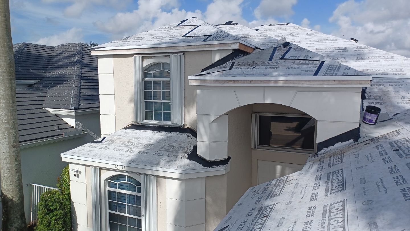 Residential Roofing Installation using Eagle Roofing Tile by BLUES BROTHERS ROOFING