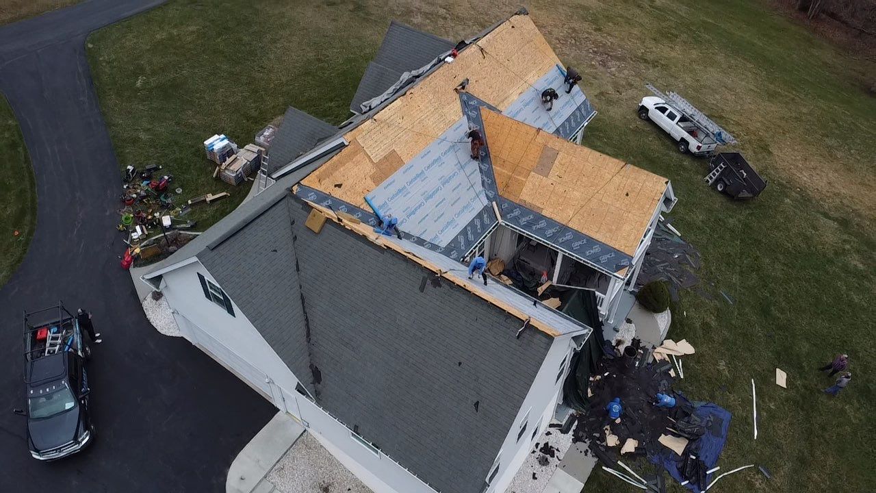 Residential Roofing Installation using Certainteed Landmark Pro Shingles by Fahey Roofing + Contracting