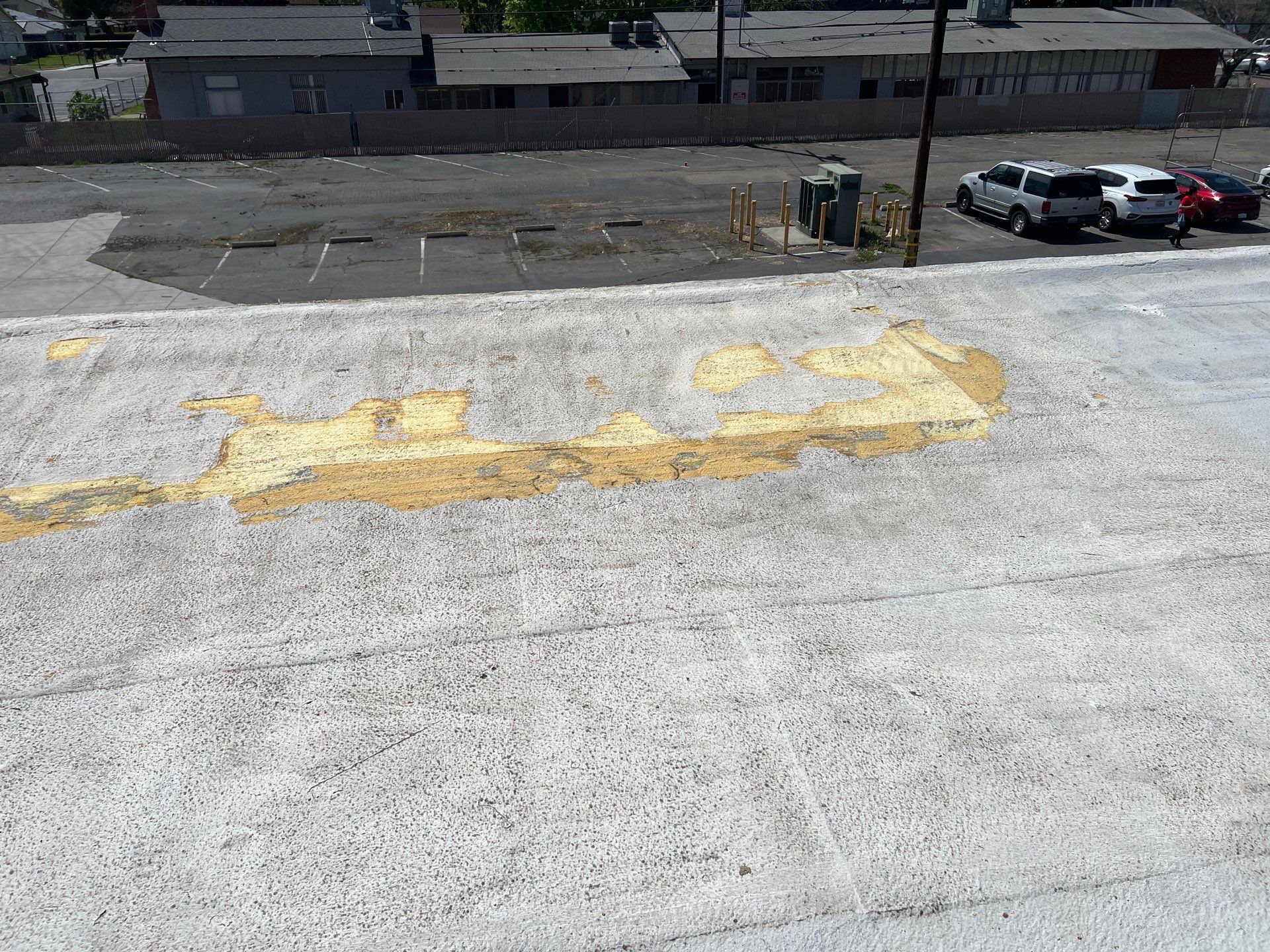 Foam Refurbish using Conklin Benchmark/PUMA XL coatings and spray foam by Straight Edge Roofing Inc