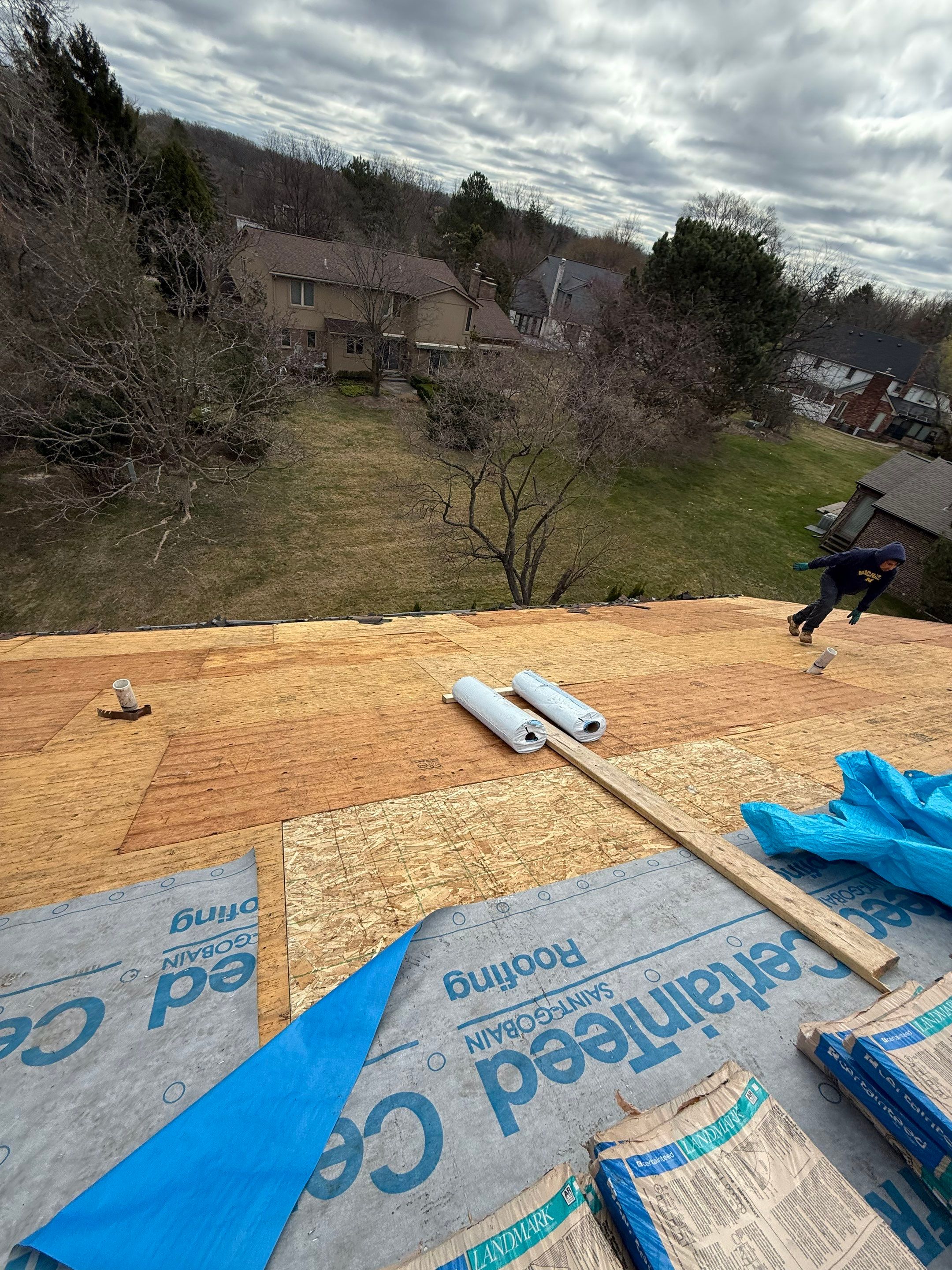 Project in West Bloomfield Township by Eave Roofing