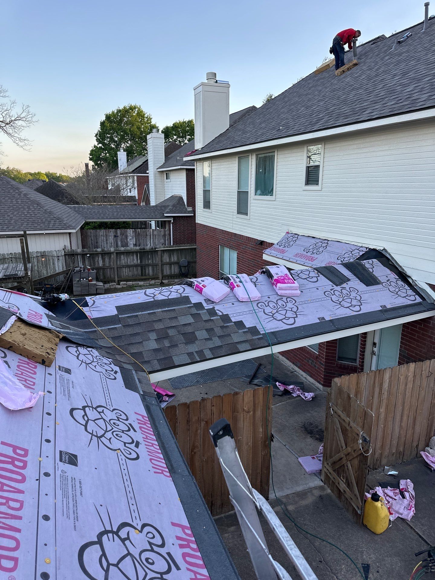 Project in Sugar Land by Motion Roofing