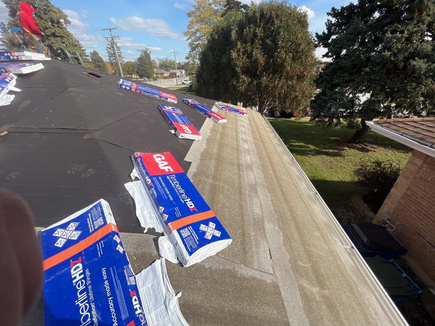 Residential Roofing Installation using GAF Timberline HDZ by Pro Home Services Inc