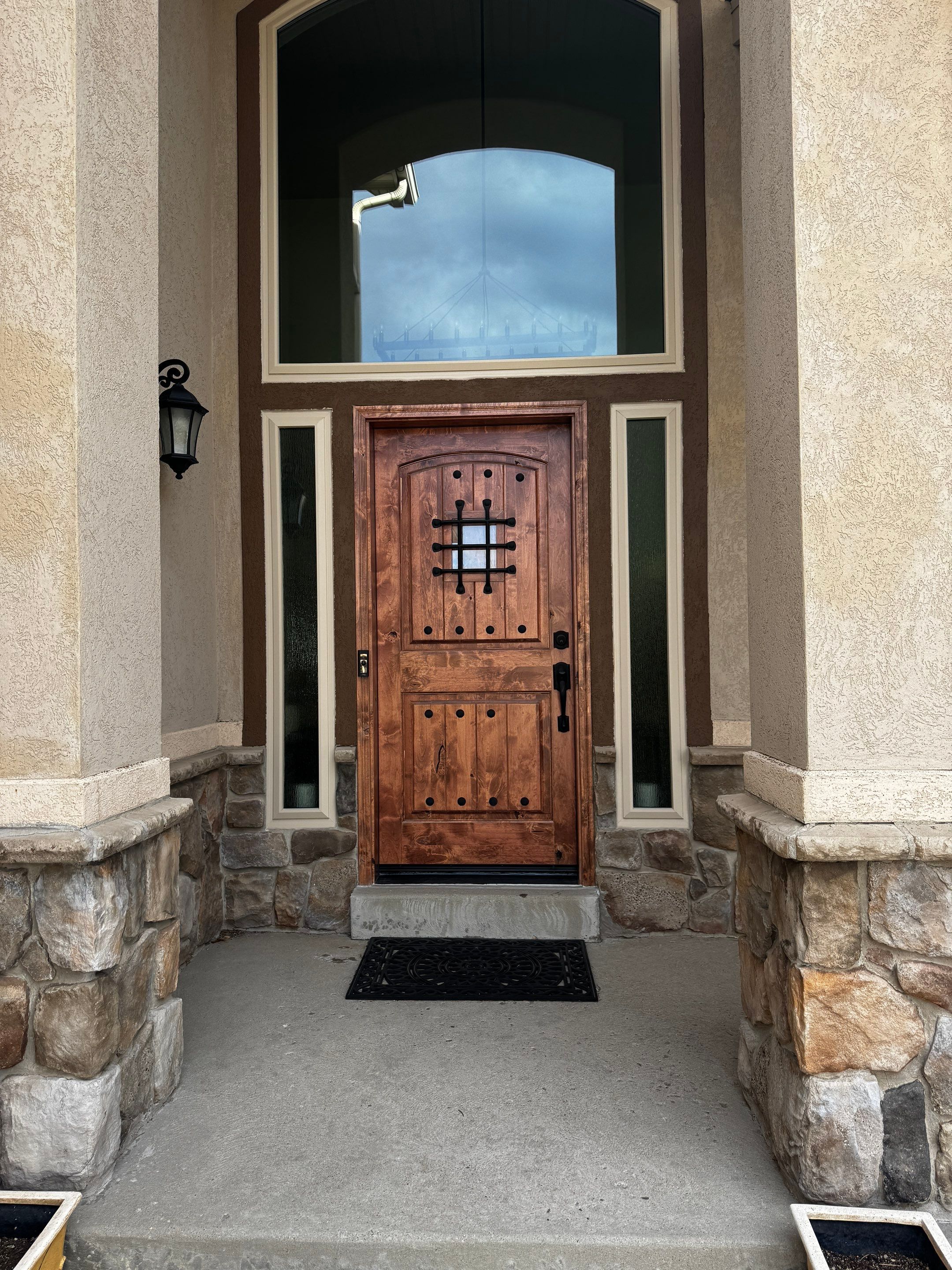 Draper | Master Stucco Conversion | Cobblestone, Iron Gray & Woodtone by Ideal Siding Utah