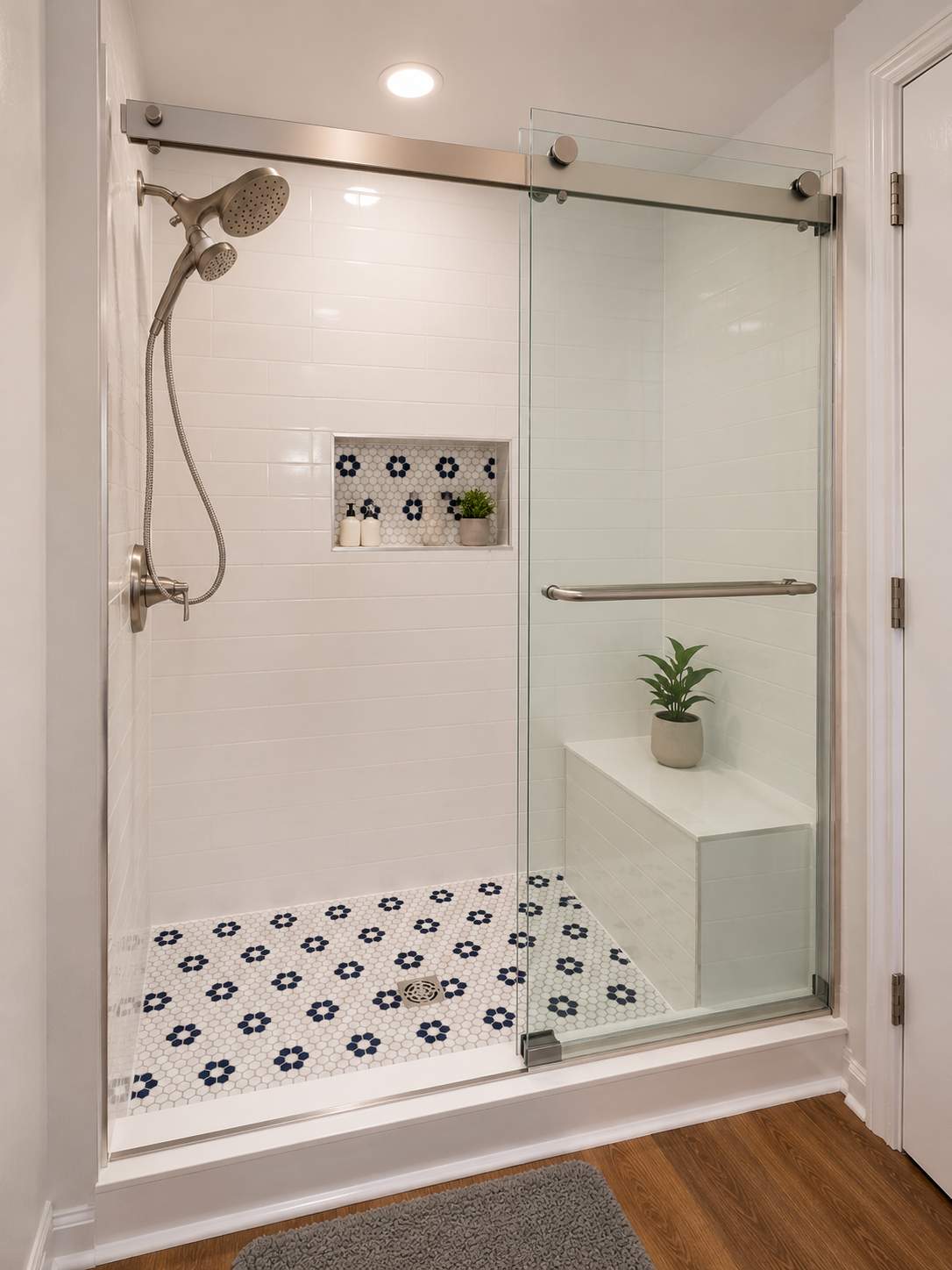 Master Bathroom with Water Closet Remodel - Abingdon, MD by Remodel Now