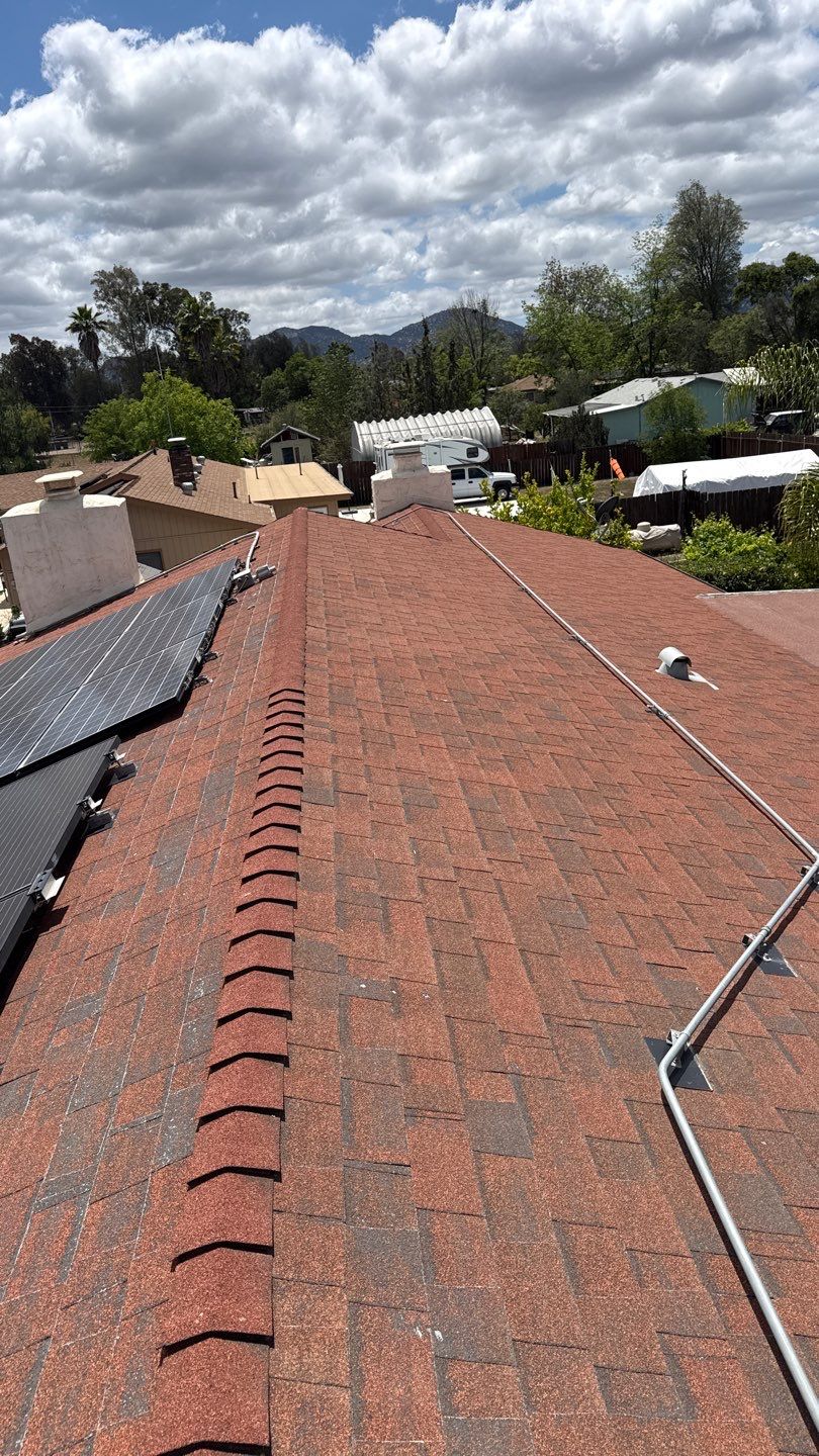 GAF Timberline Asphalt Shingle Roof Replacement in Ramona by Reliable Roofing San Diego Inc.