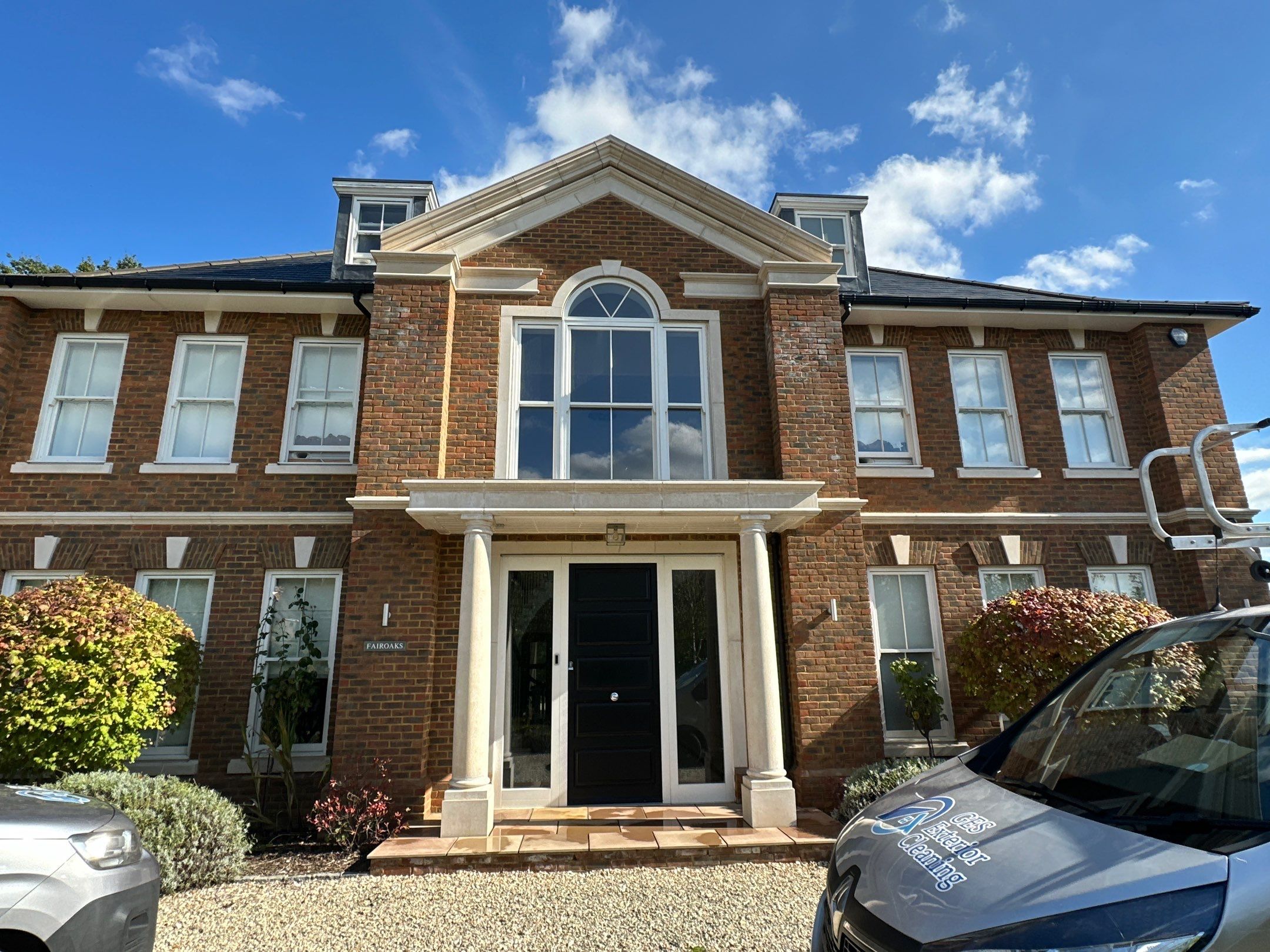 Roof Cleaning - Patio Cleaning - Stonework Cleaning using Honda 15lpm Low Pressure Washing Machine by Ges Exterior Cleaning ltd
