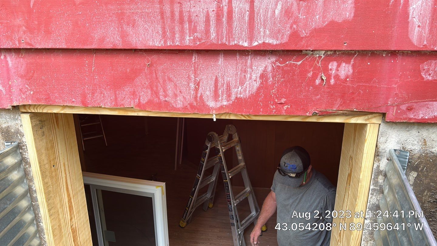 Egress Window using Provia Windows by Total Restoration Services