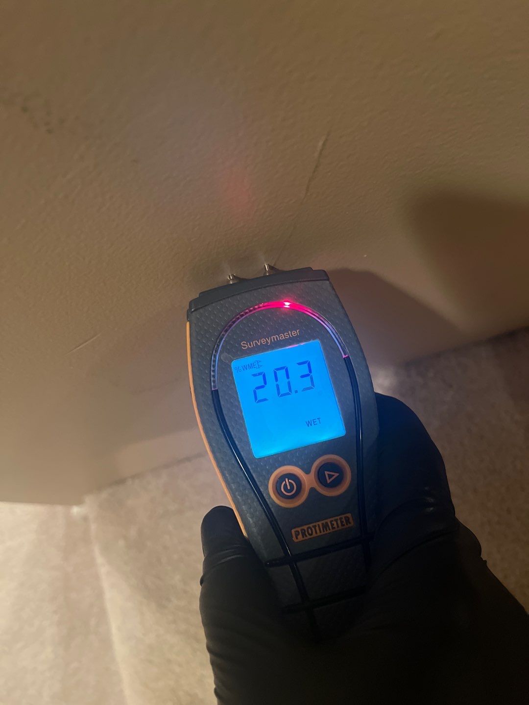 Overhead Drain Pipe Leak in Basement by Chicagoland Water Medics