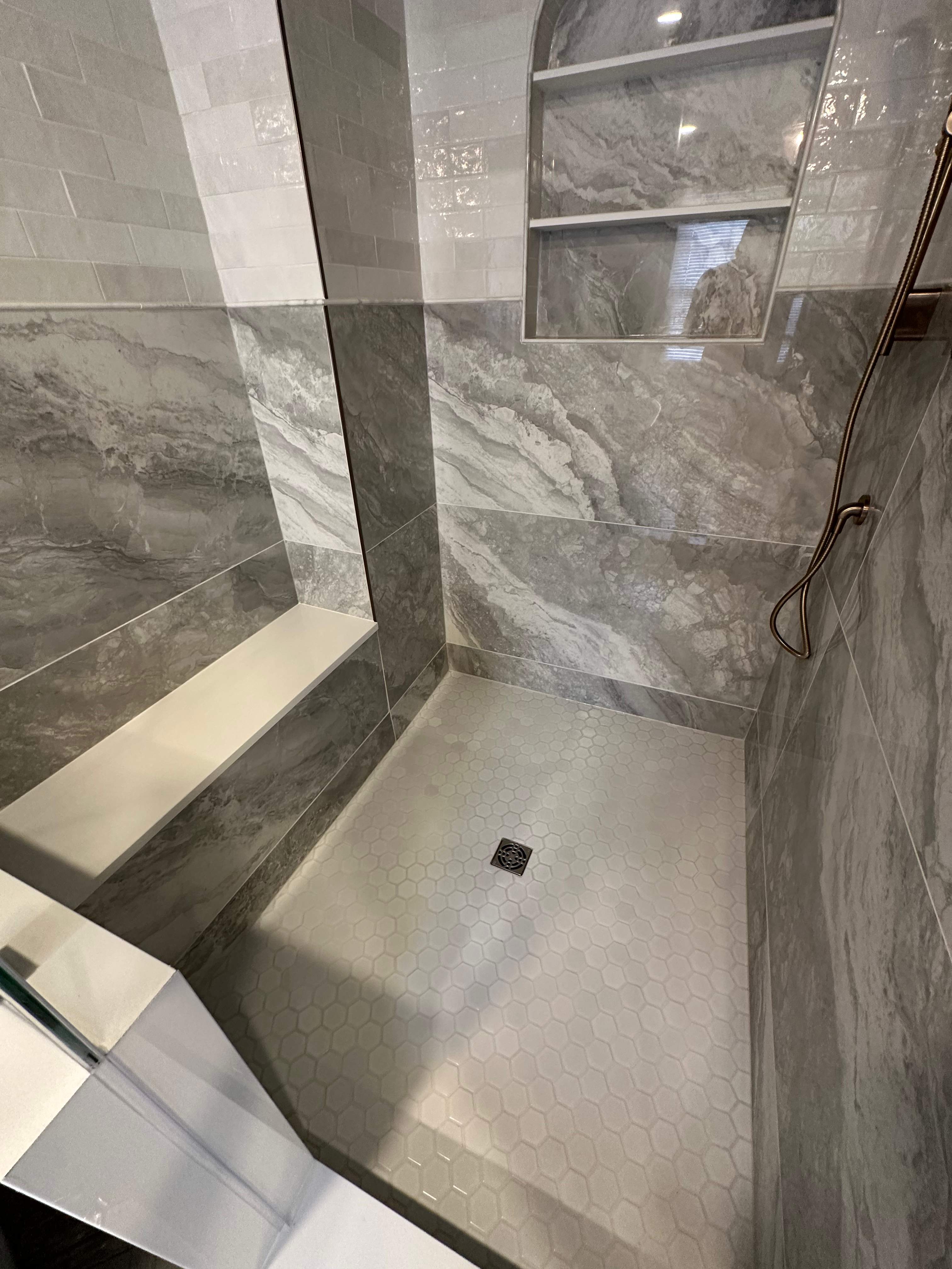 Master Bathroom Remodel in Herndon, VA by Matter Construction, LLC