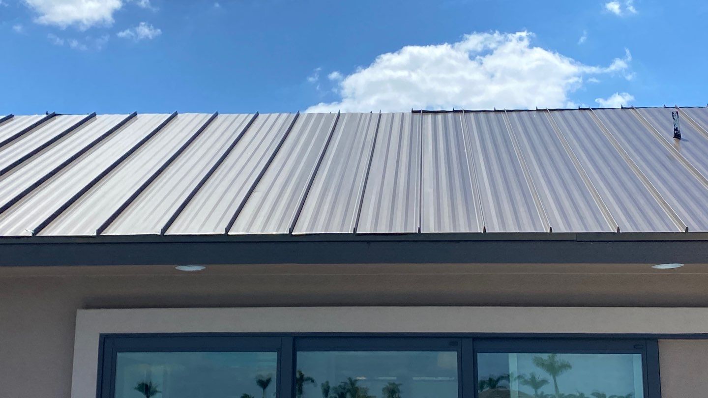Residential Roofing Installation using Standing Seam Metal Roof in Cape Coral, FL by International Roofing