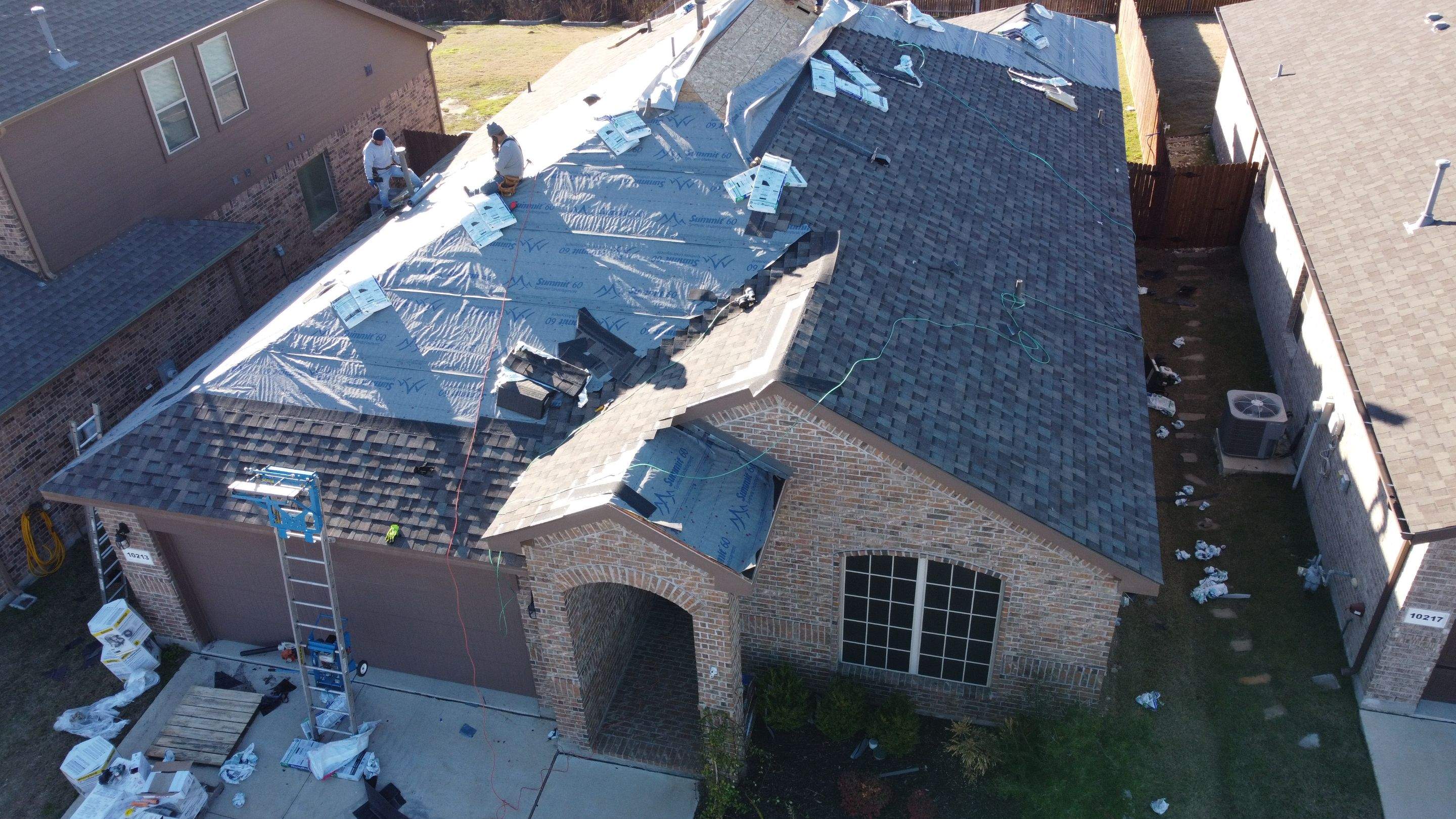 Residential Roofing Installation using ATLAS StormMaster Shake by Harvey Roofing & Construction