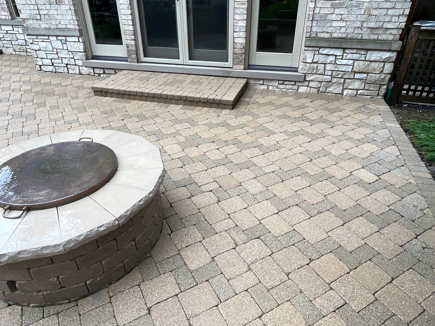 Brick paver clean, sand and seal.  using surebond SB-8700 by Northern Power Washing LLC.