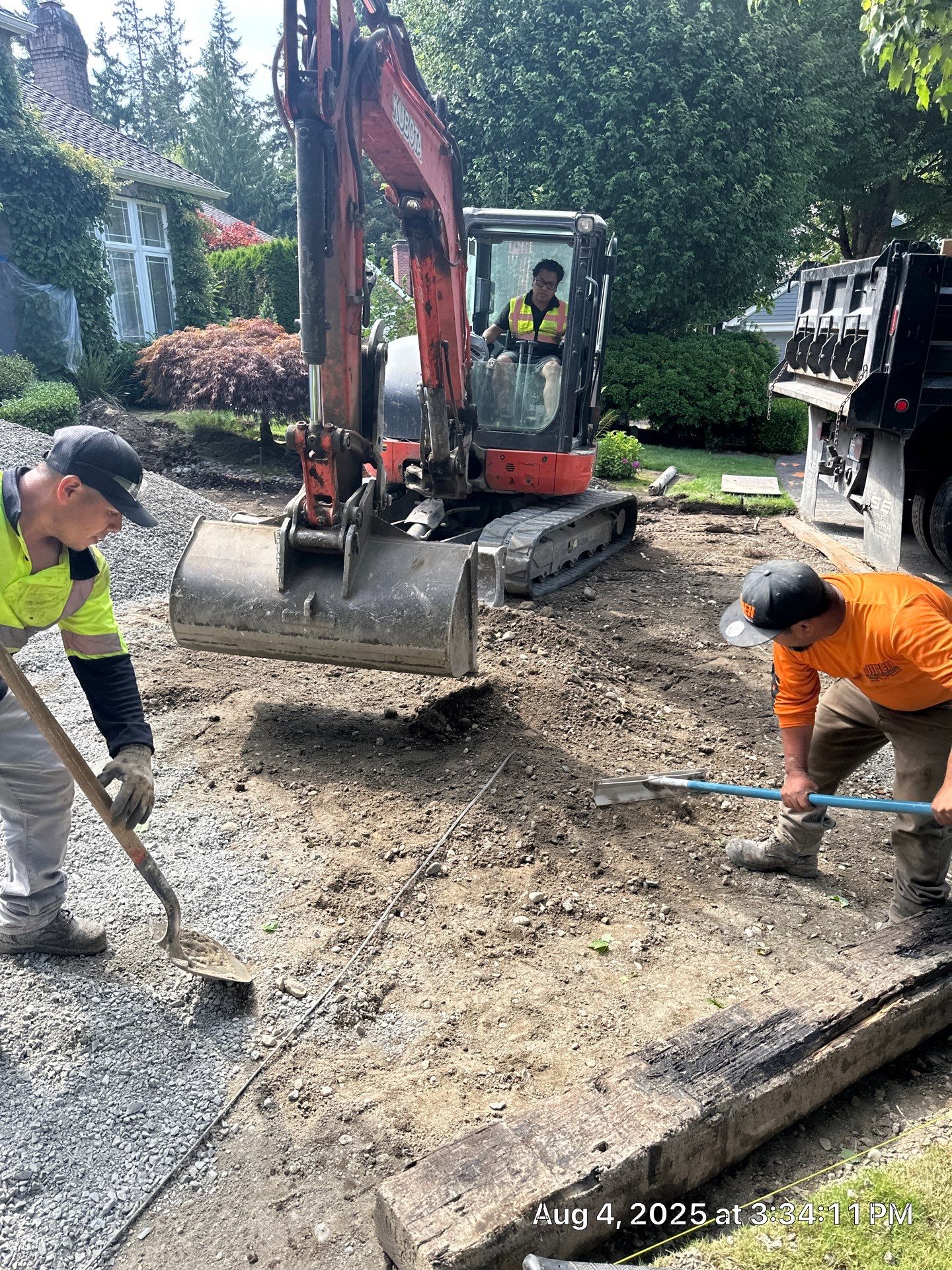 Multi-color Stamped & Sealed Concrete Driveway Renovation | Mukilteo by Jireh Asphalt & Concrete Inc