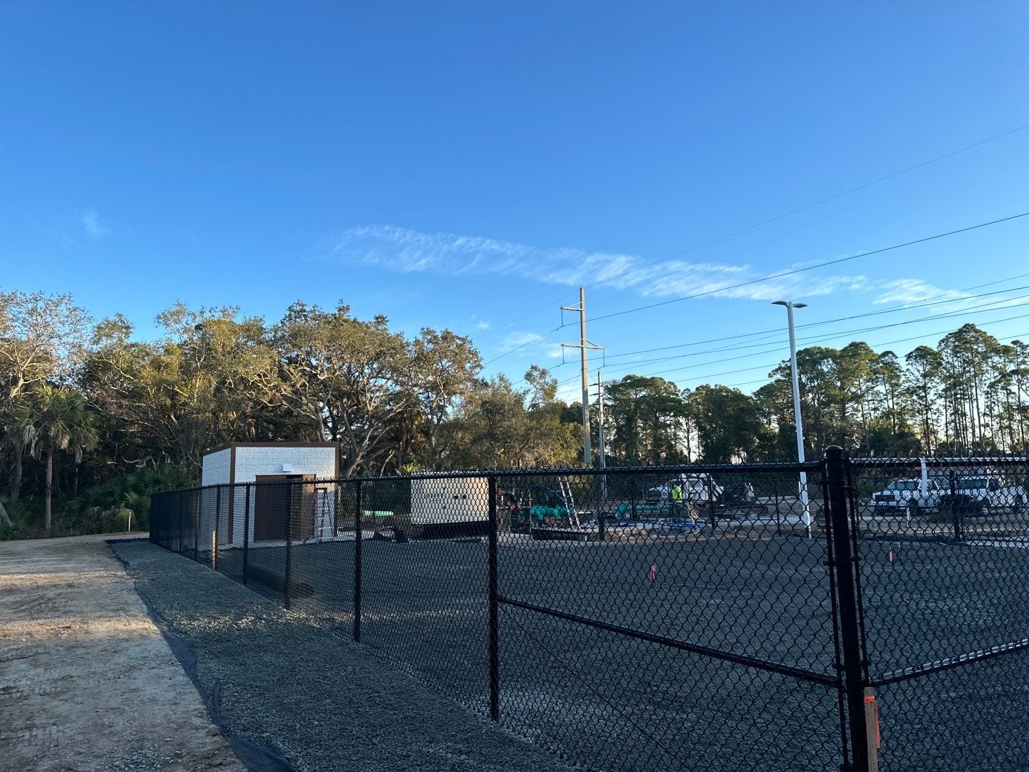 Chain-link Fence Installation using Chain-link Fence by Asap fence and gates, LLC