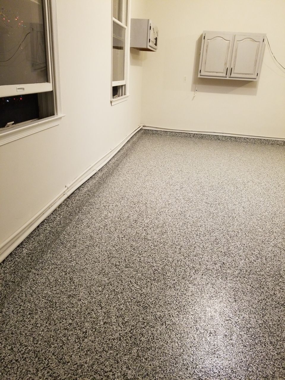 Garage Floor in Domino by Spectrum Painting, LLC