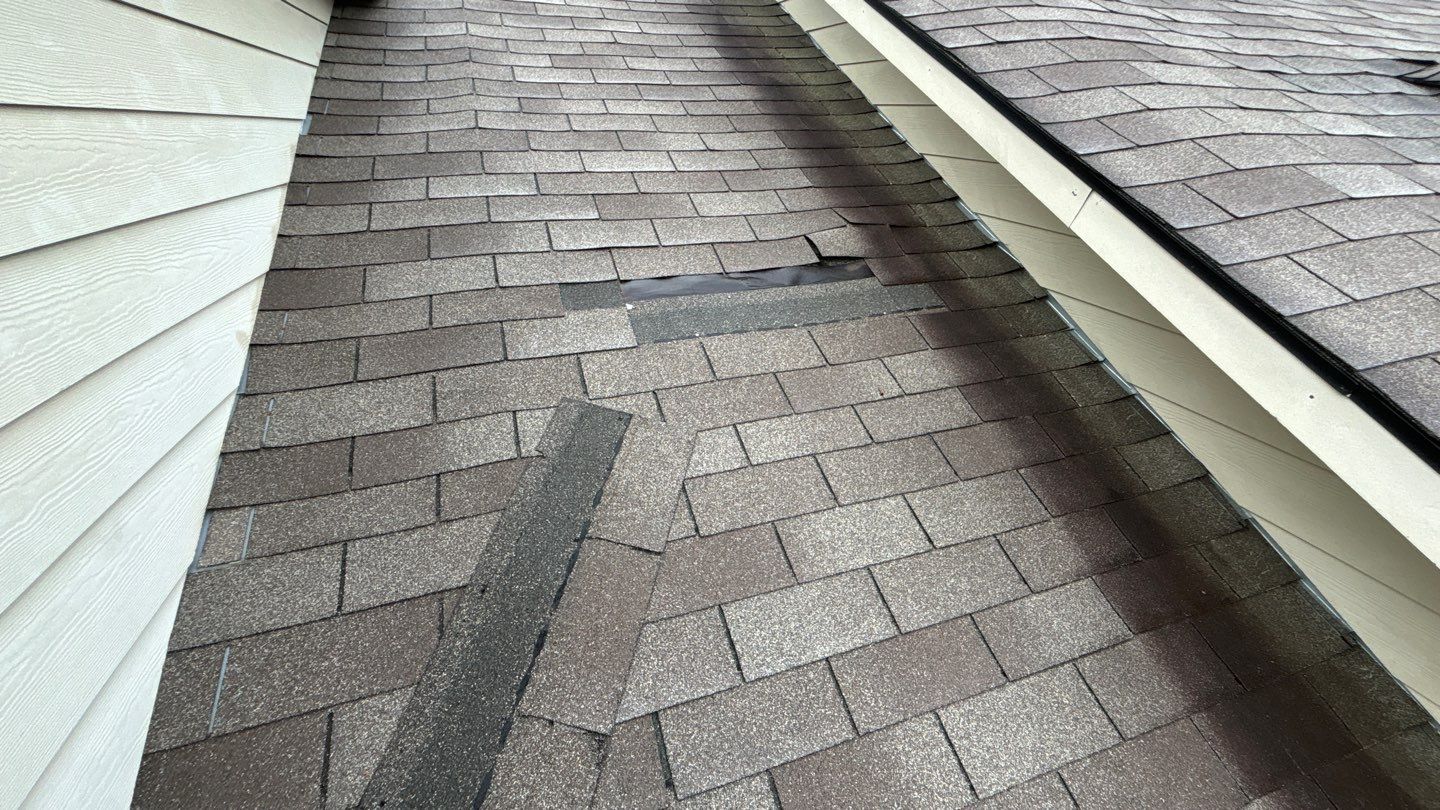 Wind damage by Deerfield Roofing LLC