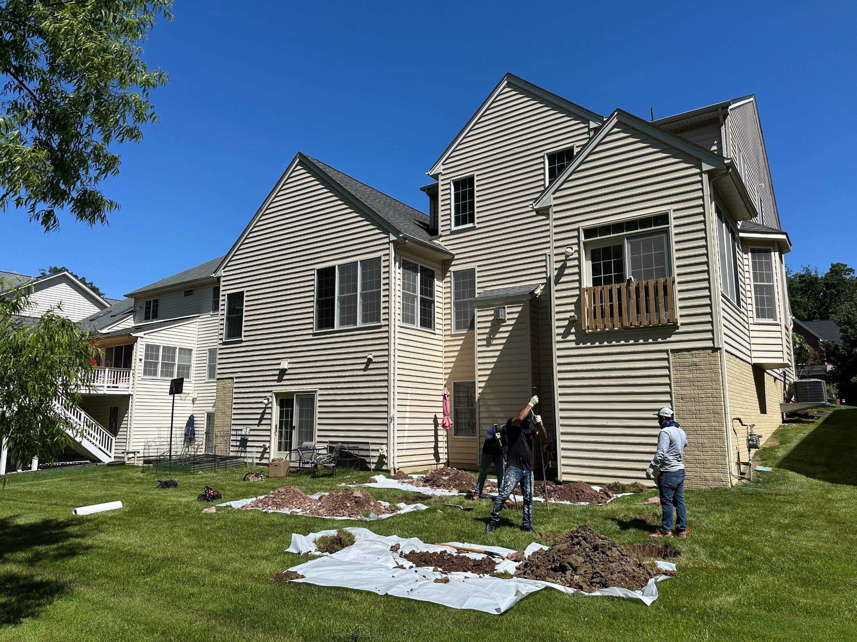 New Trex Composite Deck in South Riding, VA by Sunburst Construction Inc