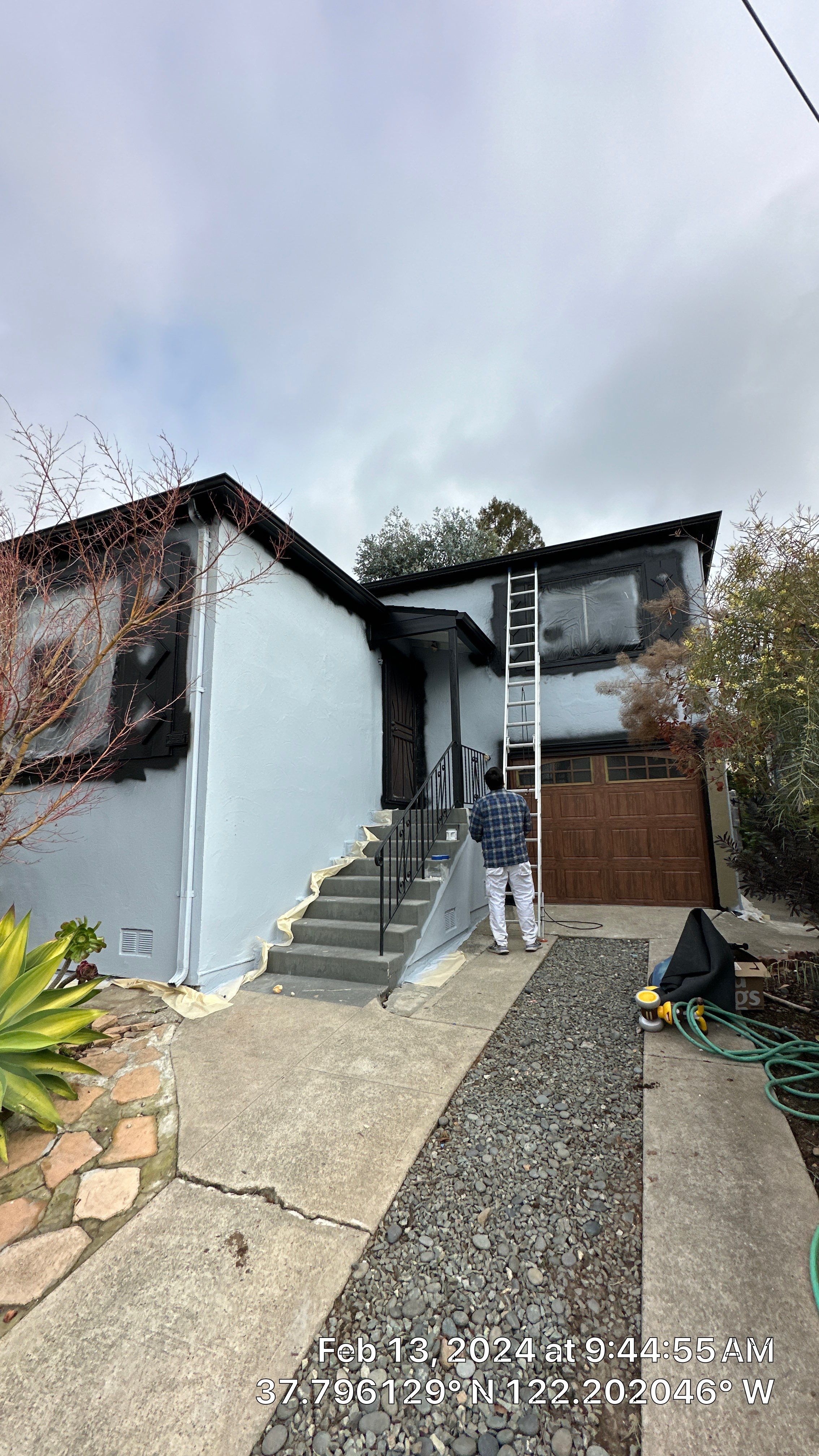 Exterior  using Sherwin-Williams  by Herrera’s Bay Area Painting inc.