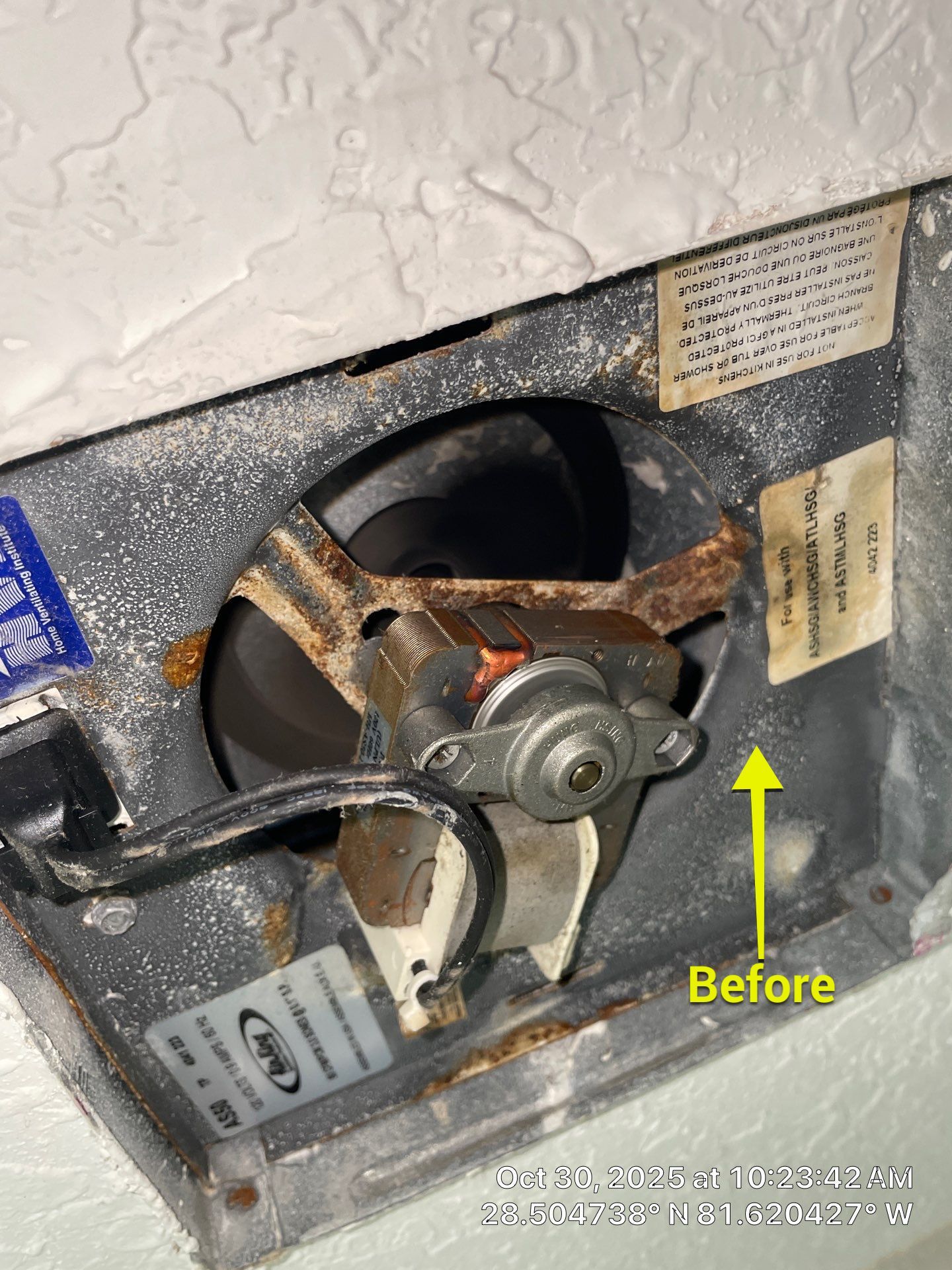 Dryer Vent and Bathroom Exhaust Fan Cleaning in Winter Garden by Hygienic Air, Inc