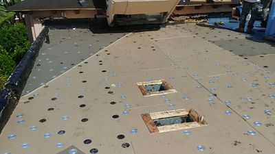 New Flat Roof with Tapered Insulation in Palm Beach – Energy-Efficient & Durable Roofing
