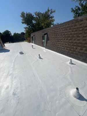 TPO Flat Roof Replacement in Edmond, OK