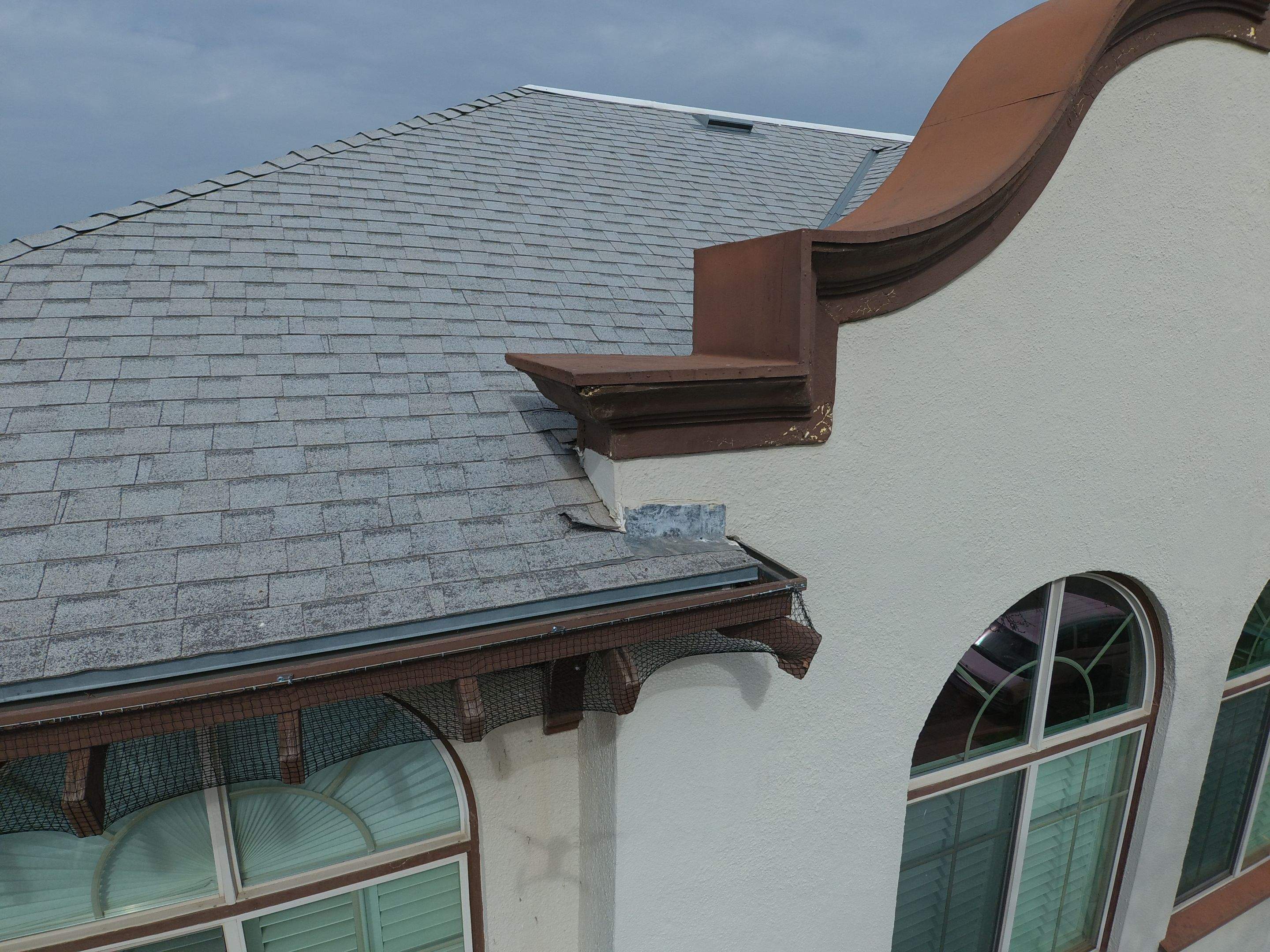  Presbyterian Church repairs to entrance architecture by Straight Edge Roofing Inc