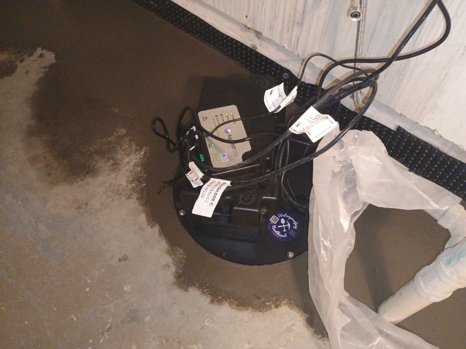 Interior Drain Tile Installation in South Minneapolis by Waterproofing Northeast