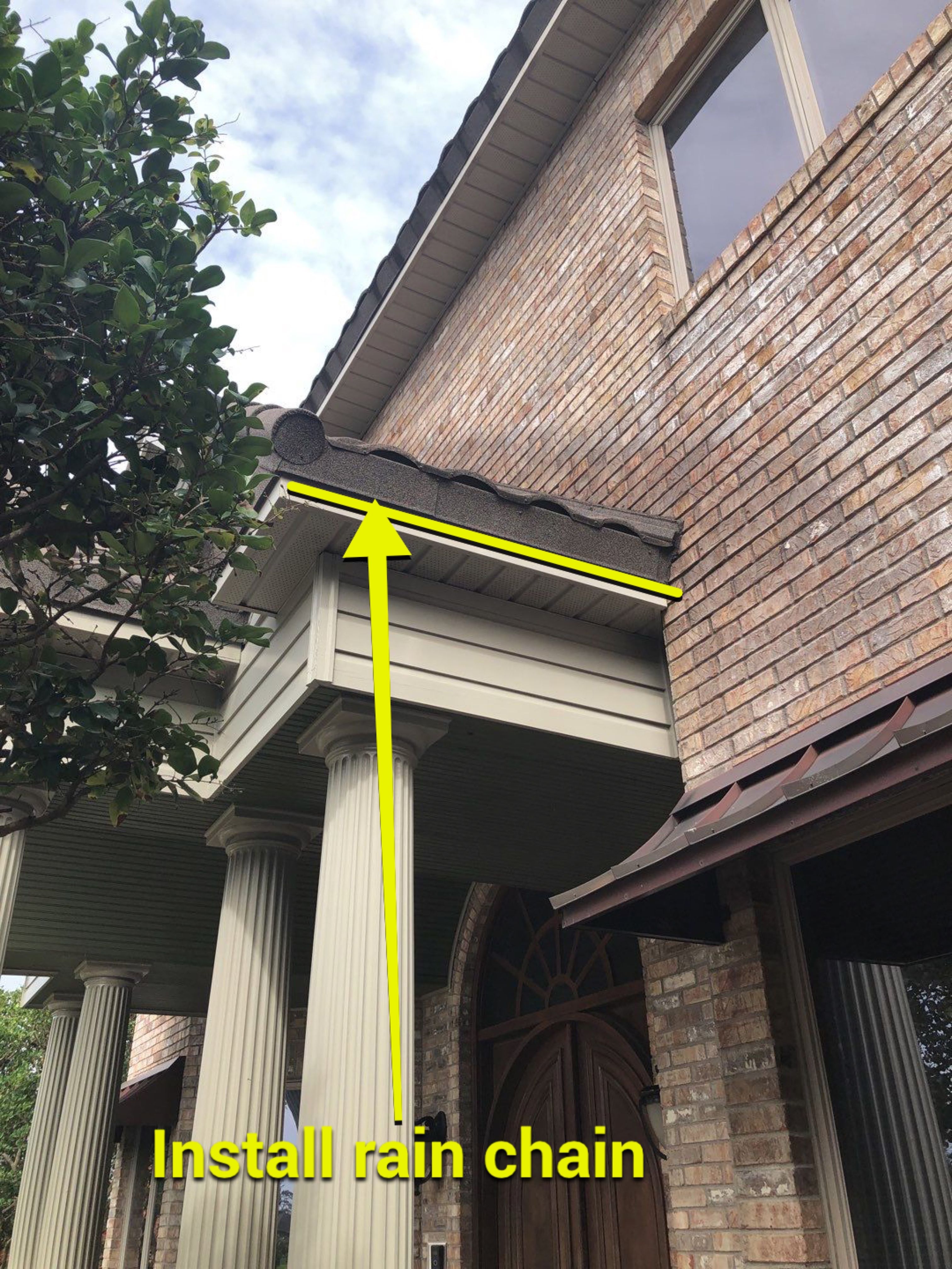 Seamless Gutter Installation with Wicker Color K-Style Gutters and LeafBlaster Pro Mesh Gutter Guards by Gutter Professors