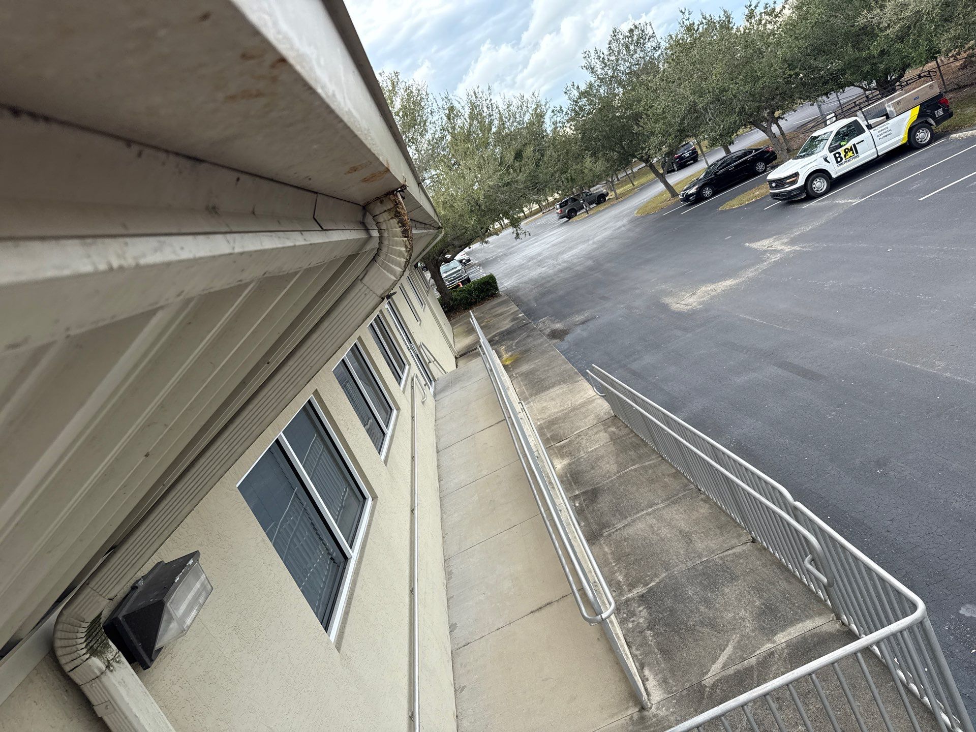 Commercial Gutters using Aluminum Seamless Gutters in Lehigh Acres FL by Gutter Professors