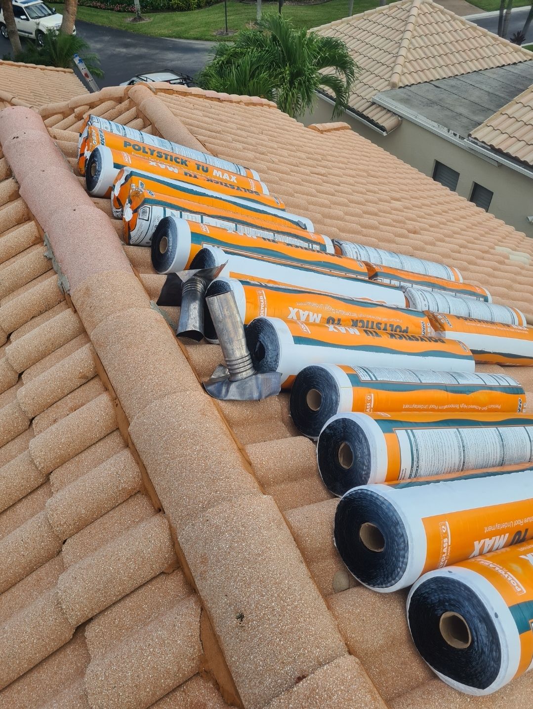 Residential Roofing Installation using Eagle Roofing Tile by BLUES BROTHERS ROOFING