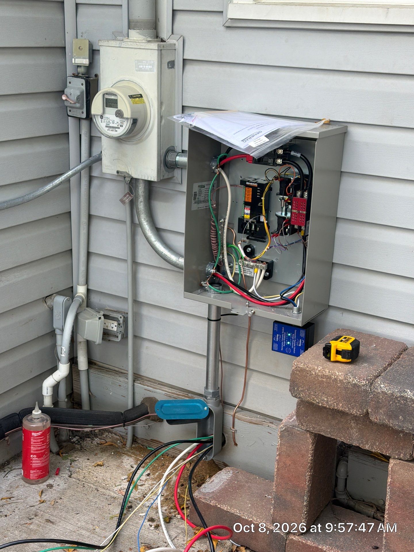 Generac 18kW Home Standby Generator Installation in Carpentersville by GSHA Services LTD