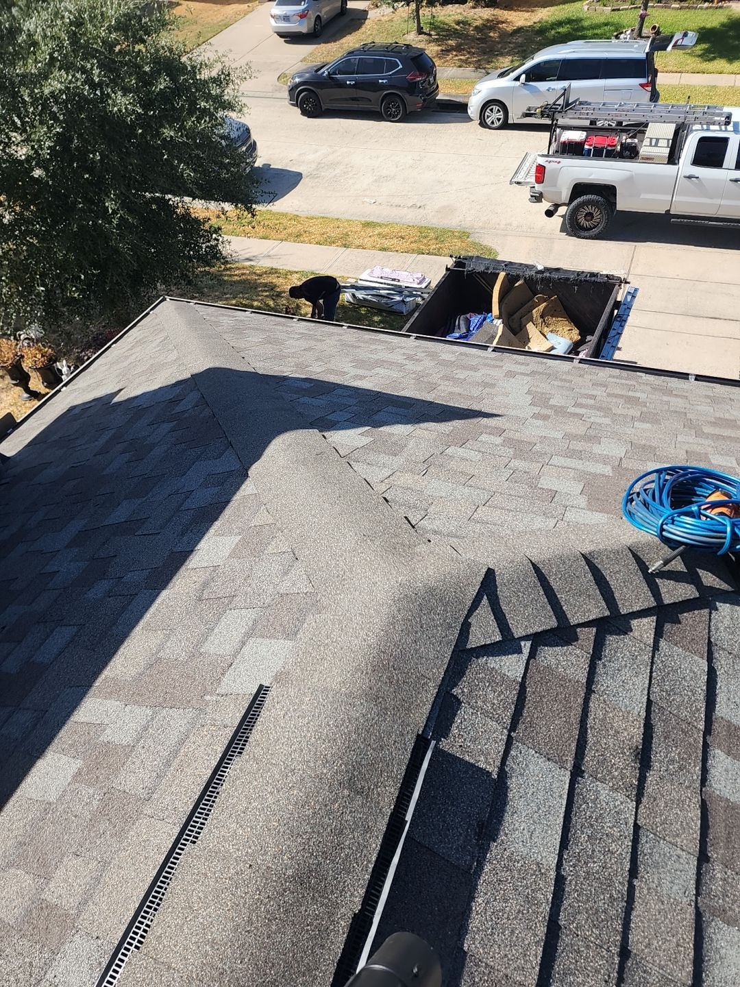 Residential Roofing Installation using Owen's Corning Duration (Lifetime) Shingles by Roof Repair Company