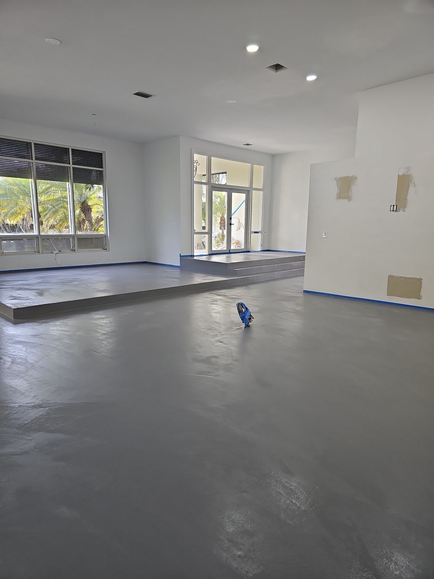 Home Floor Resurfacing w/Microtopping by Seamless Surfaces