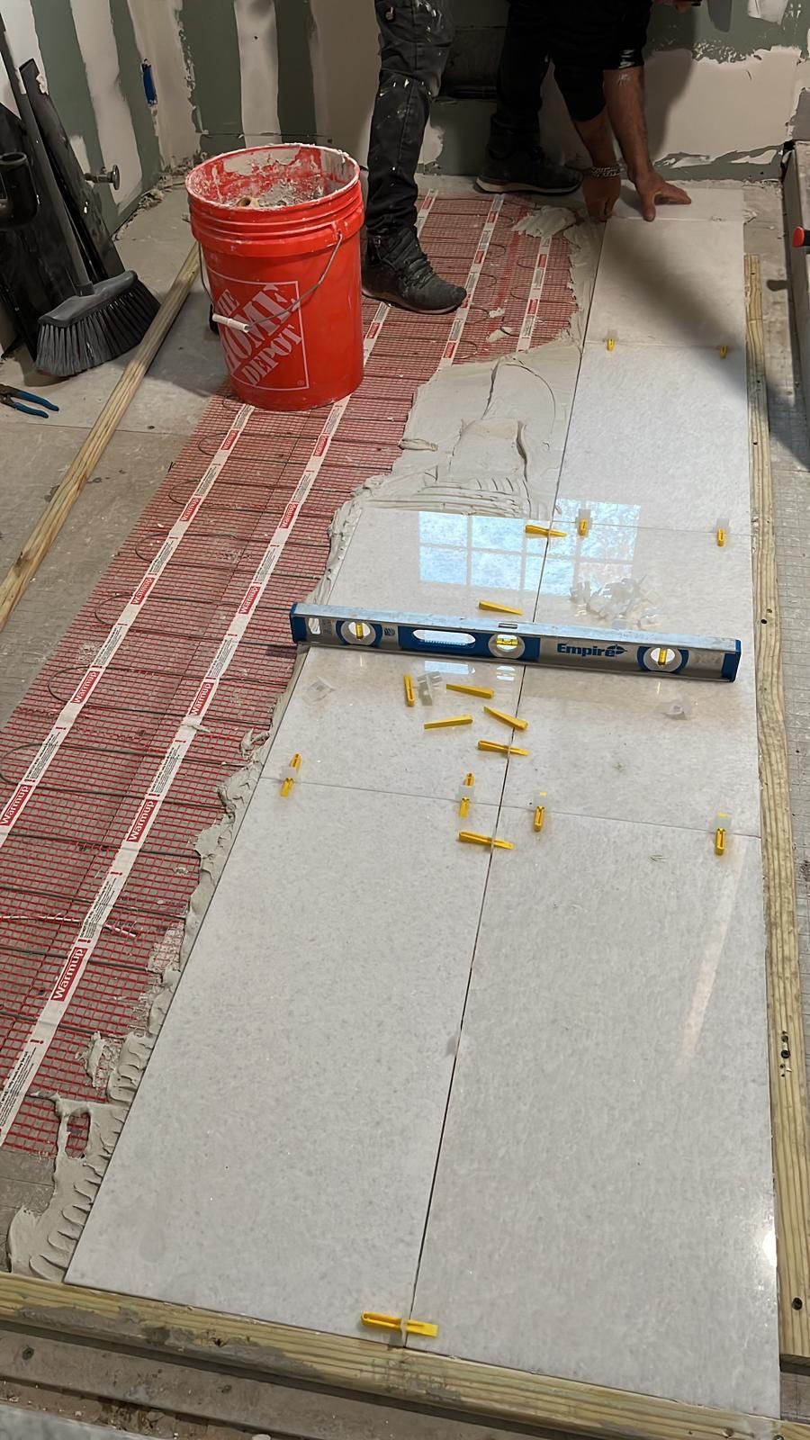 Bathroom Remodel using Tile by Home Concepts Construction