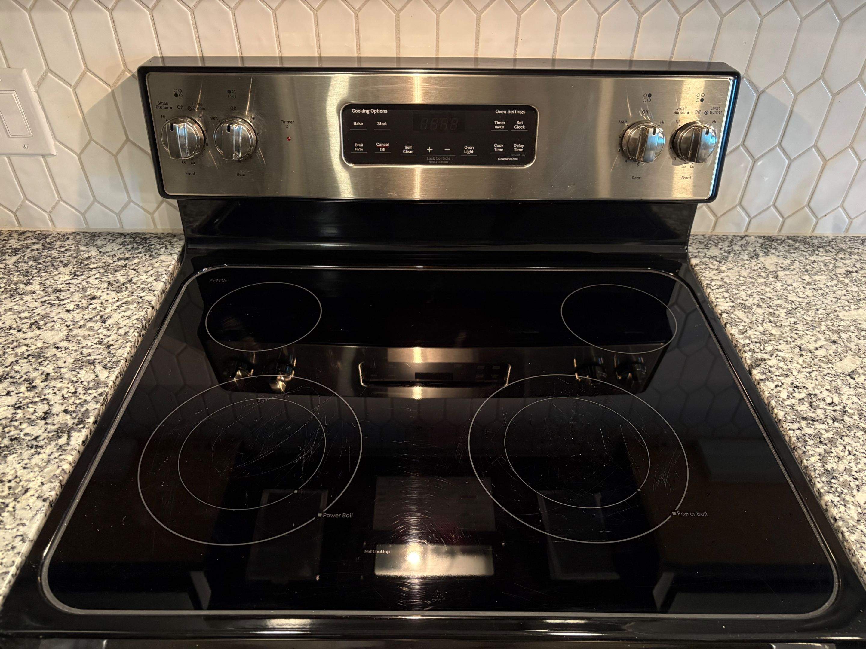 Glass Cooktop Restoration by Surface Experts - Cypress / North Katy