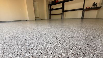 Beautiful Coyote Flake Floor Today