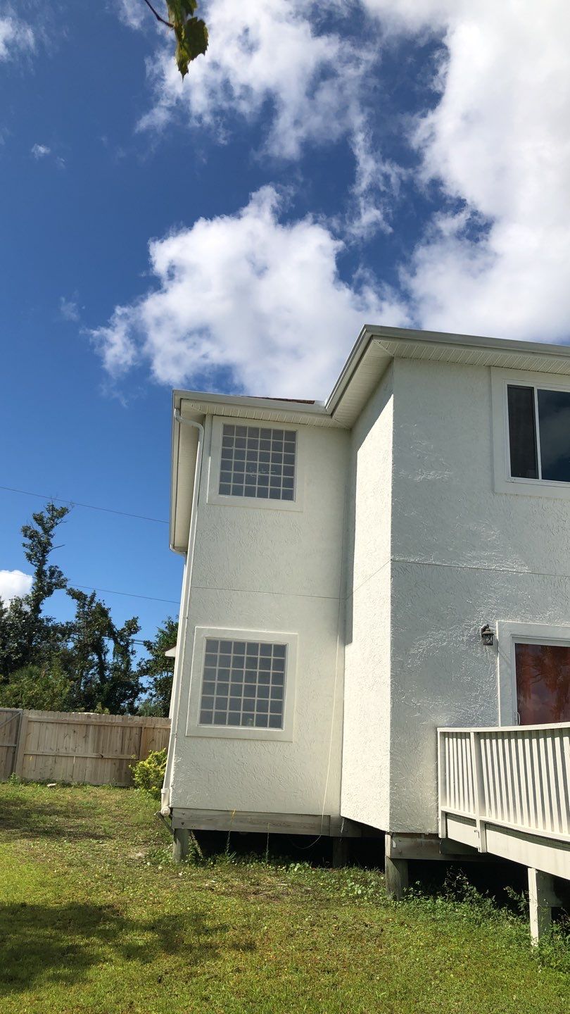 Seamless Gutter Installation using White K-Style Gutters by Gutter Professors
