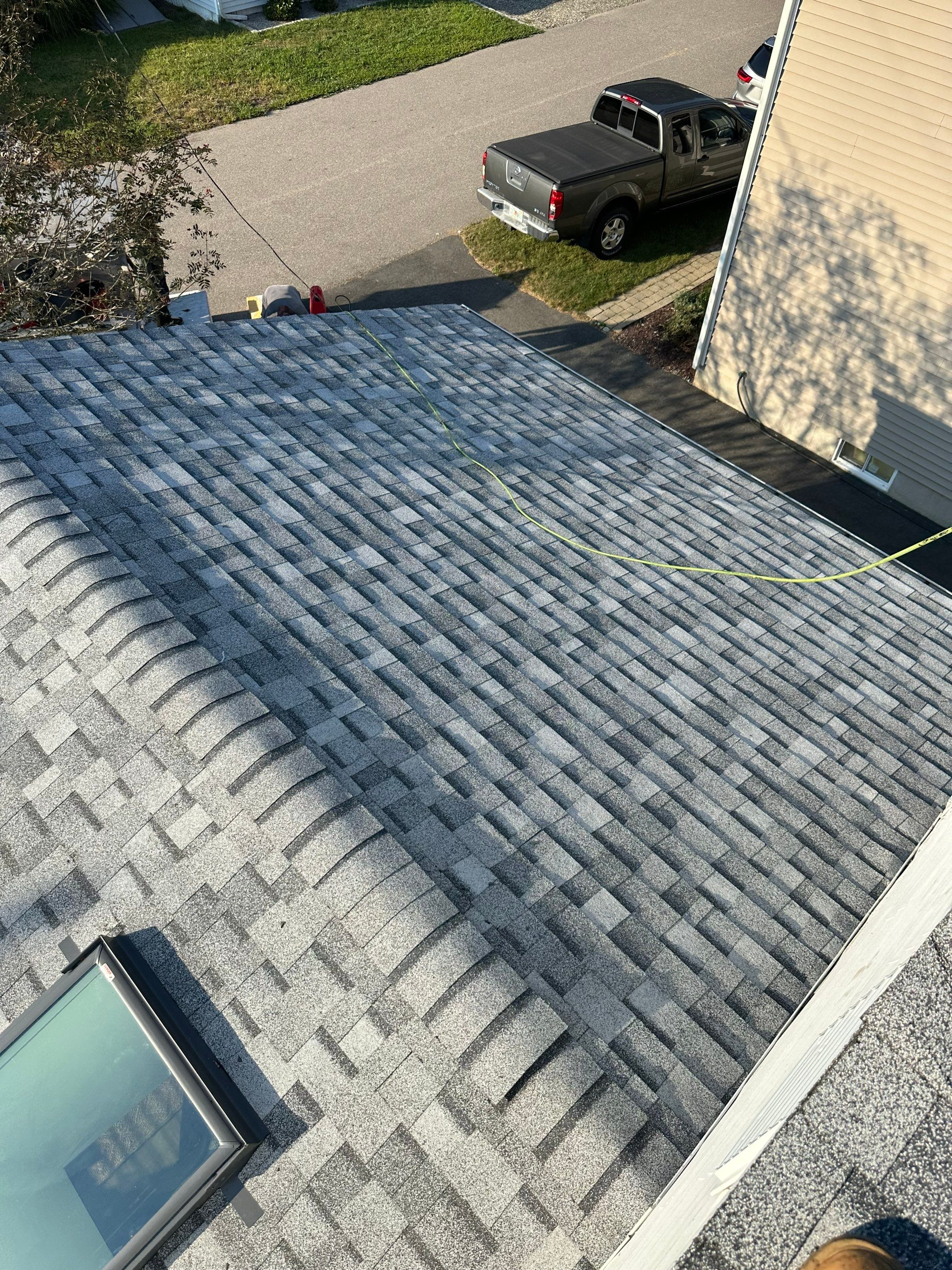 Residential Roofing Installation using Owens Corning TruDefinition Duration Sierra Gray by A Plus Exterior