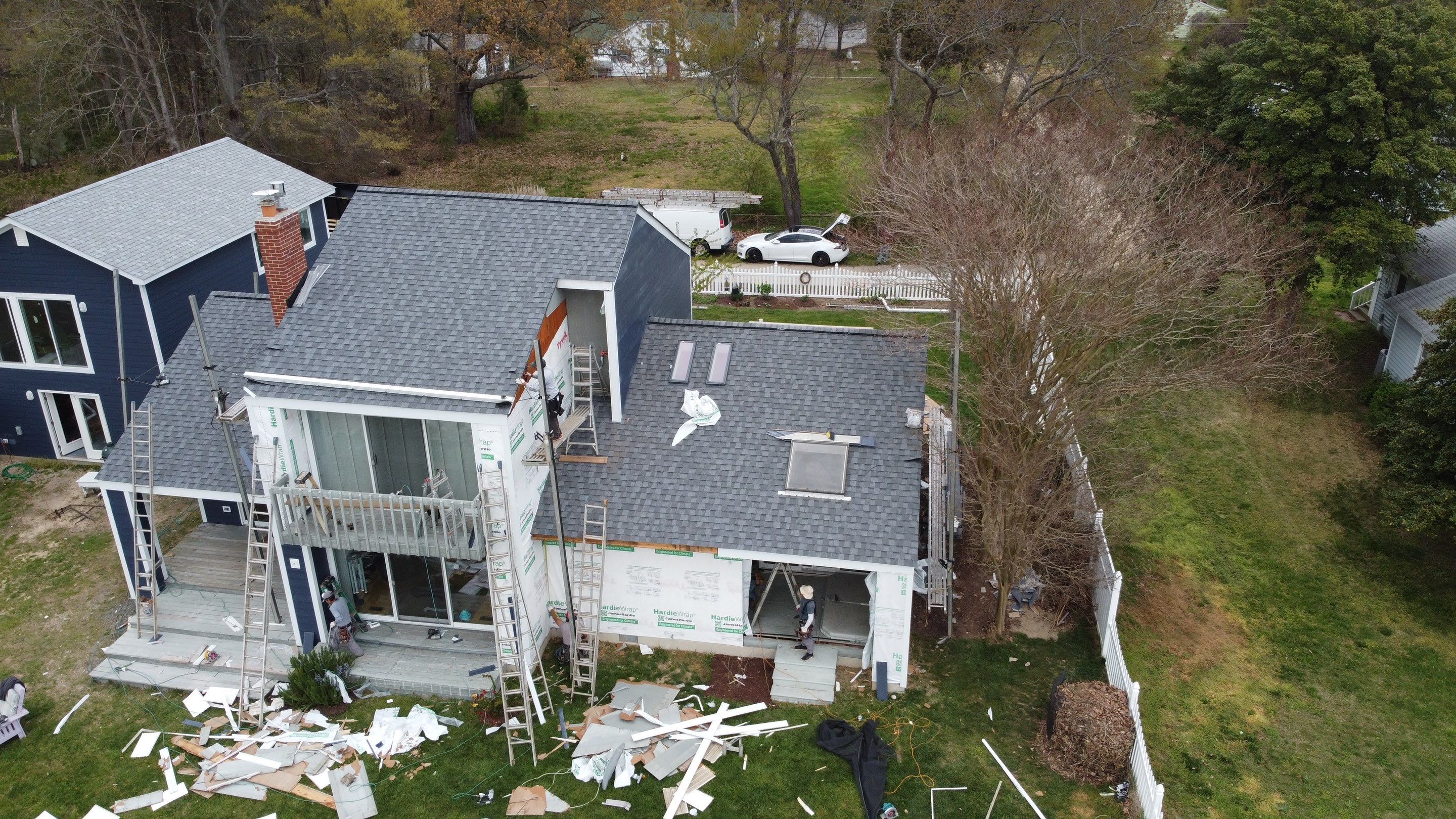 Siding replacement using James Hardie Siding by Window Depot of Annapolis