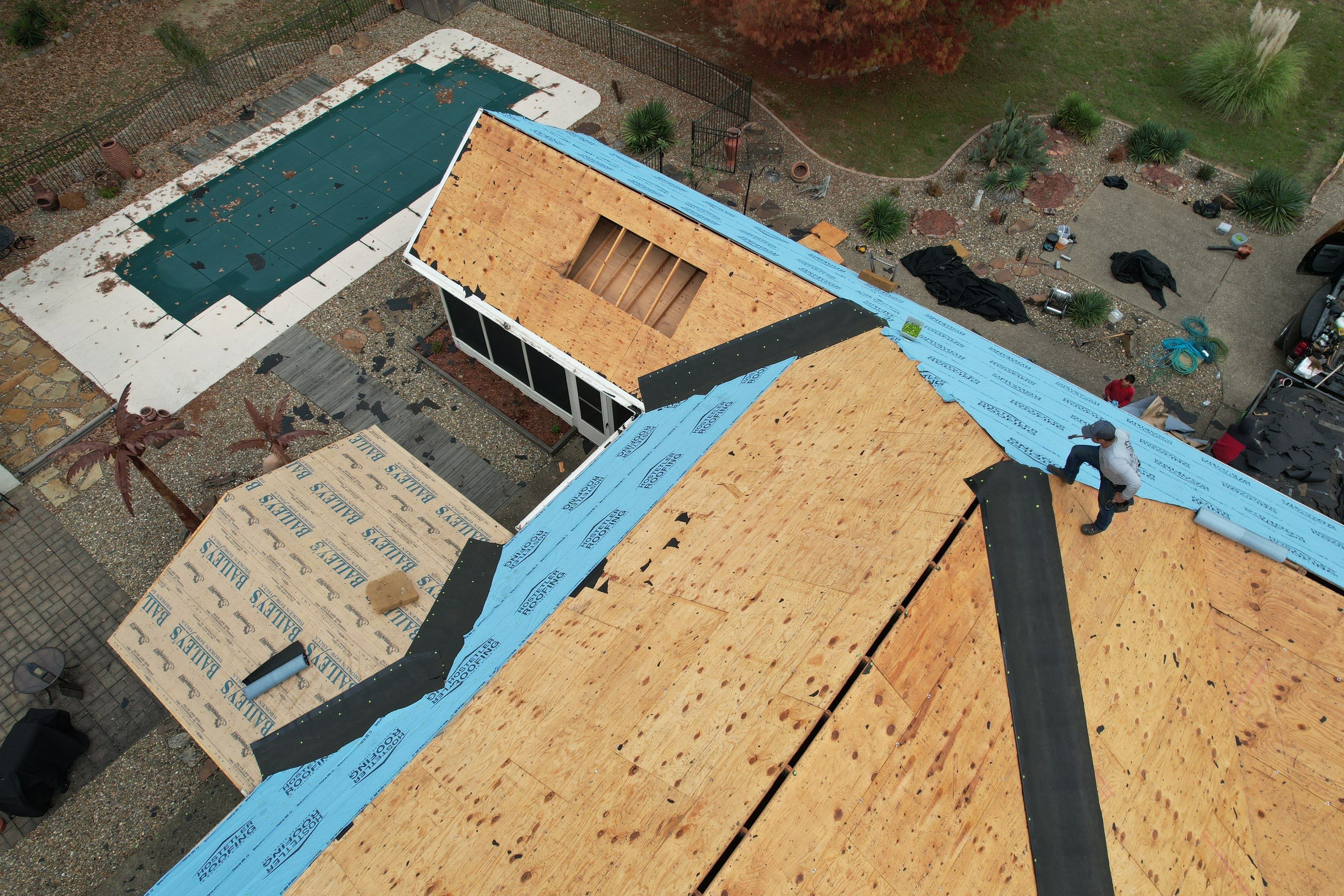 Residential Roofing Repair using Malarkey Vista: Weathered Wood  by Hostetler Roofing