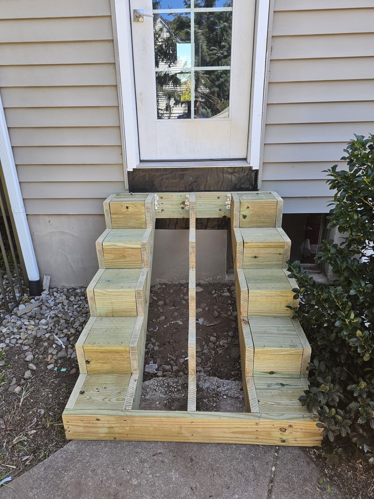New Deck and Steps by deck guardian